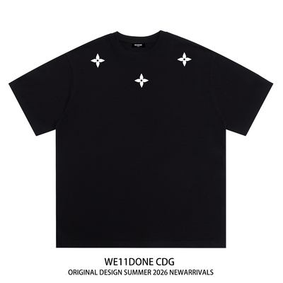 WE11DONECDG重磅纯棉短袖t恤