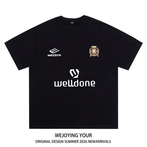 WE11DONECDG重磅纯棉短袖T恤