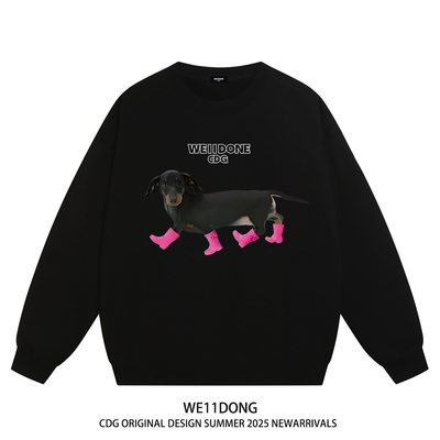 WE11DONECDG赵露思同款圆领卫衣