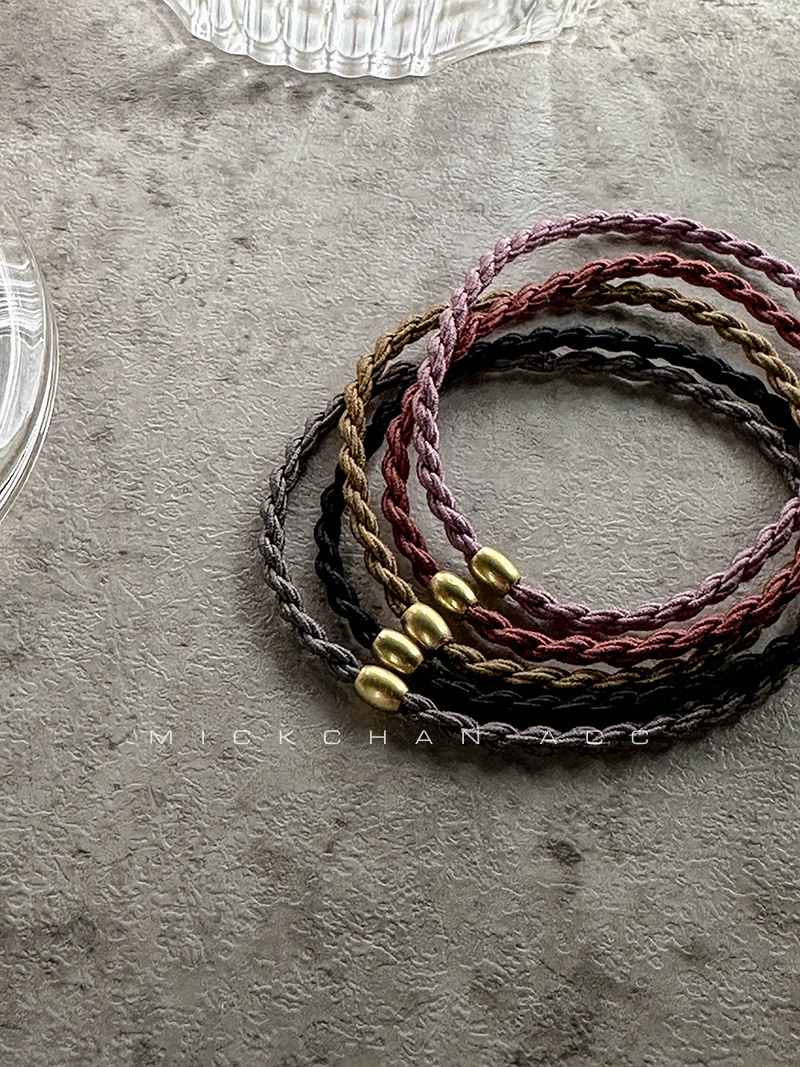 细款高弹极简风日系森系橡皮筋