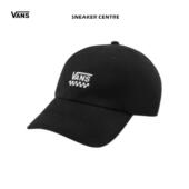 酷动城Vans范斯刺绣街头潮酷帅低檐帽鸭舌帽男女款 情侣大童款 黑色