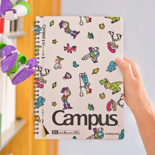 新品kokuyo国誉迪士尼线圈本限定campus学生易撕双螺旋本B5笔记本