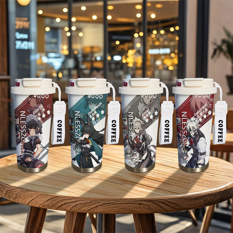 绝区零周边保温杯艾莲德丽娜简二次元大容量儿童咖啡杯学生水杯子