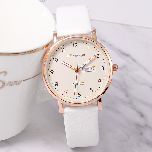 夜光星期日历考试专用手表