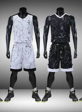 篮球服定制迷彩套装男比赛训练队服大学生篮球球衣印字印号包邮