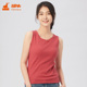 铜牛精梳罗纹棉秀丽领女背心 春夏纯棉女士收腰打底背心VB079