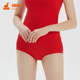 铜牛内衣女士纯棉精梳罗纹女三角裤 本命年红内裤 单件VC024