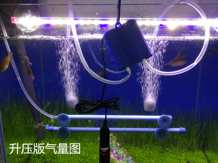 双泵双头超静音USB增氧泵钓鱼水族微气泵打氧冲氧机车载便携钓鱼