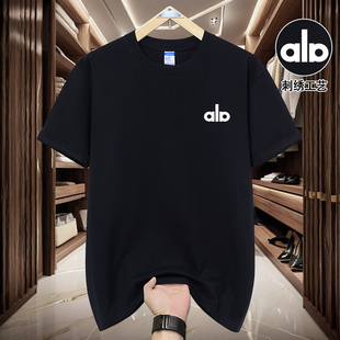 新款 美式 刺绣男士 宽松情侣半袖 重磅精梳纯棉T恤320g 短袖 2025夏季