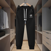 新款 加绒加厚休闲裤 石家运动裤 秋冬季 修身 束脚情侣百搭卫裤 男长裤