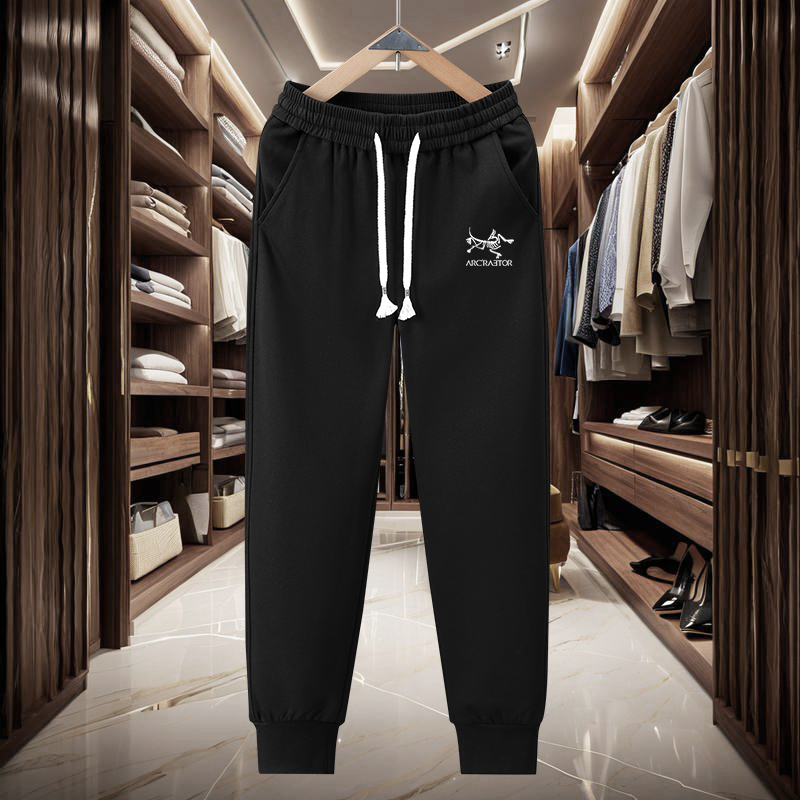 秋冬季新款鸟家运动裤修身束脚情侣百搭卫裤加绒加厚休闲裤男长裤