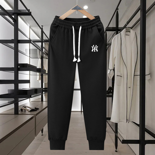 修身 ins运动裤 束脚情侣百搭卫裤 加绒加厚休闲裤 秋冬季 男长裤 新款