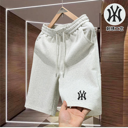 2025夏季新款男女运动五分裤宽松刺绣男生短裤美式重磅百搭卫裤子