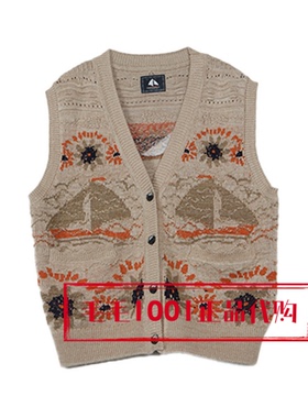 达衣岩2026春季针织背心DAZS018052会说话的狮子和少年之五799