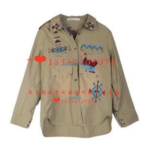 速发~达衣岩2025秋正品专柜牛仔衬衫DAYA030737乐园遗迹之一769