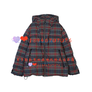 速发~达衣岩25冬国内代购DAYW111021羽绒服 格纹宇宙之一 1999