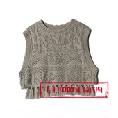 达衣岩2026春针织背心DAZS018033随手抓住一阵风就是春天之七539