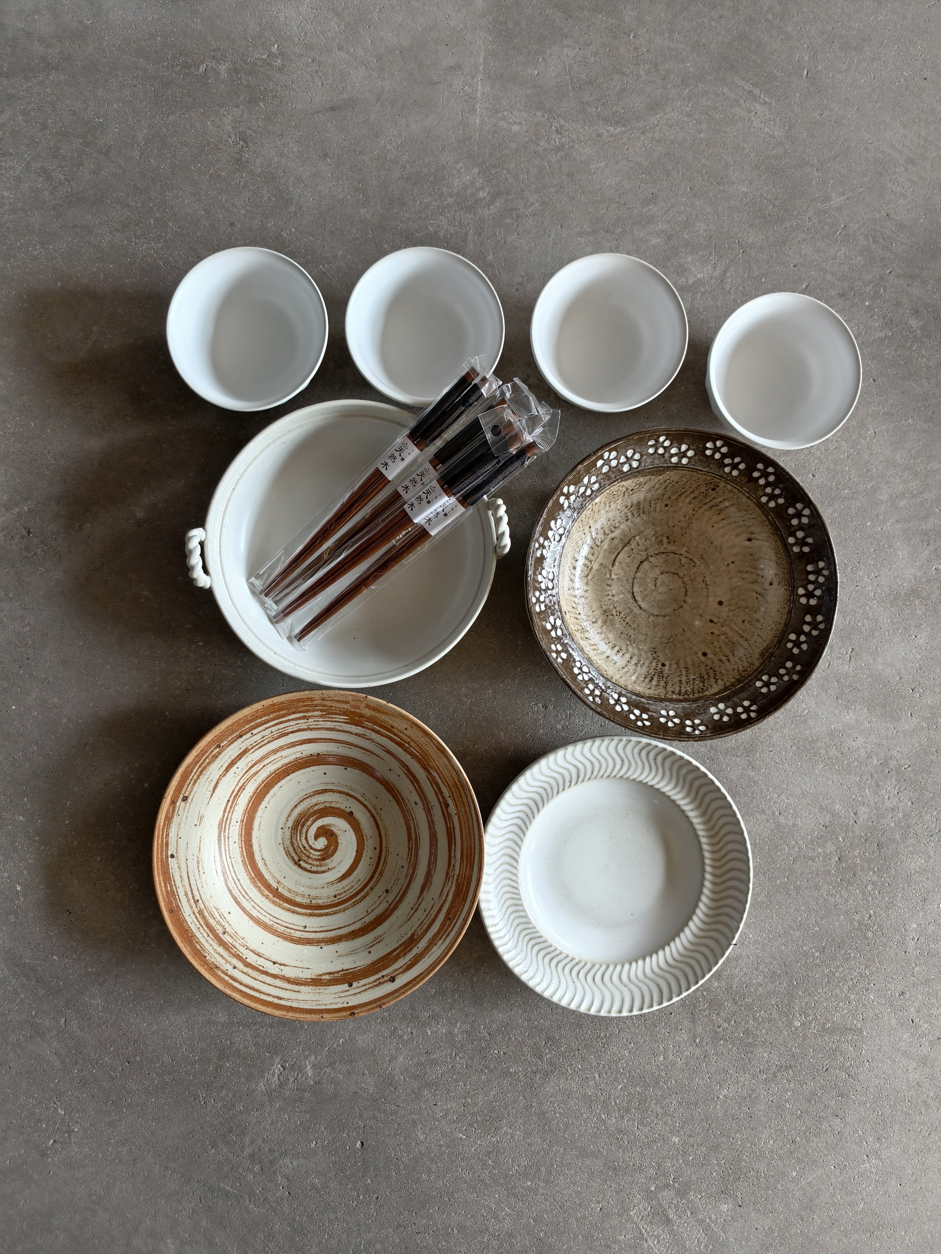 2-4人食小家庭餐具套装 景德镇粗陶餐具大盘菜盘深盘碗碟家用,餐饮具,餐具瓷器套装,淘宝优惠券,粉丝福利购,淘宝优惠卷