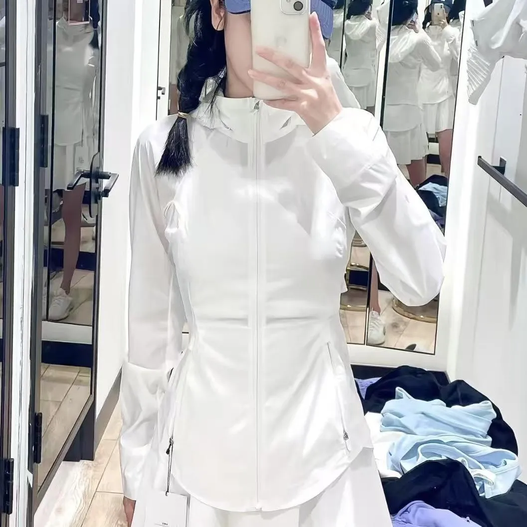 原标lulu防晒衣Goal Smasher皮肤衣运动冰丝抗紫外线瑜伽服外套女
