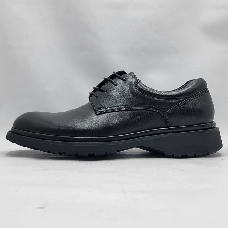 沙驰进口牛皮XL超轻底正装皮鞋