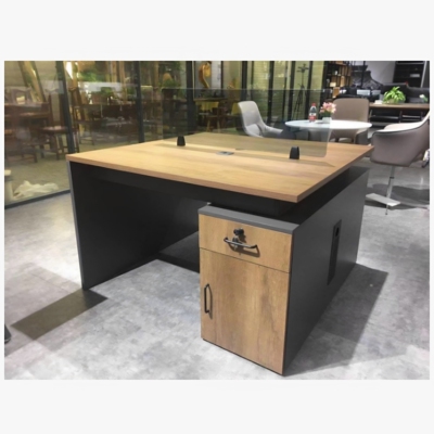 工位LDE2格美Z-2212两人位职员桌简约现代办公位1200*1200*750mm