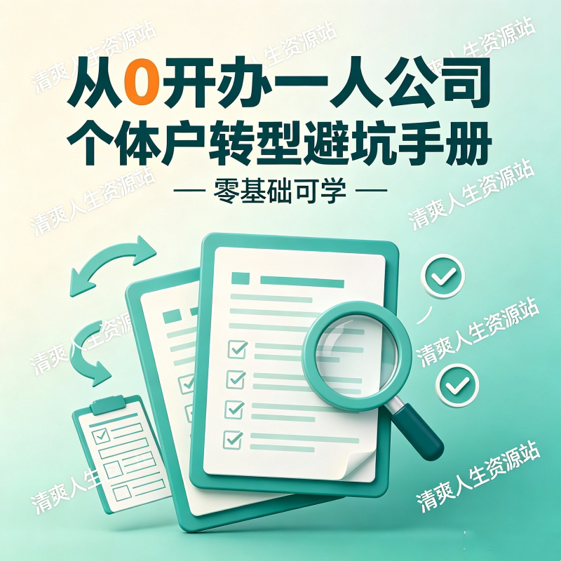 一人公司AI智能体创业变现教程图片