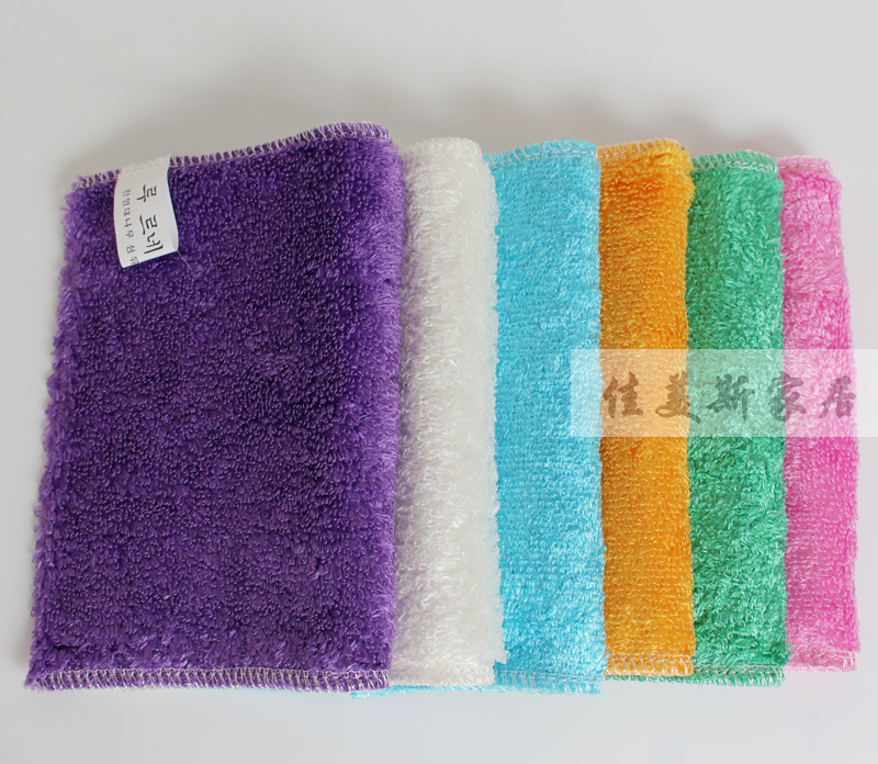 一代全竹纤维百洁布不沾油洗碗巾神奇抹布 洗碗布双层加厚