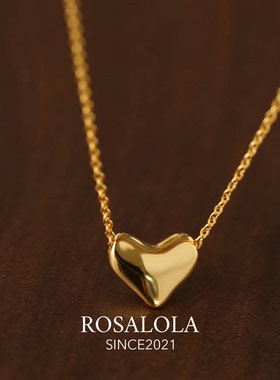 ROSALOLA 私藏心动·法式复古通体S925银锁骨链·LOLA系列 051602