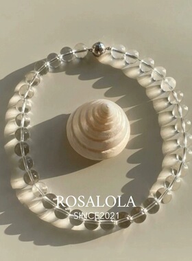 ROSALOLA 邂逅夏日·法式浪漫经典简约水晶项链·ROSA系列 041801