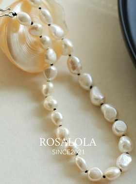 ROSALOLA 文艺光韵·法式浪漫复古珍珠项链·LOLA系列 122209