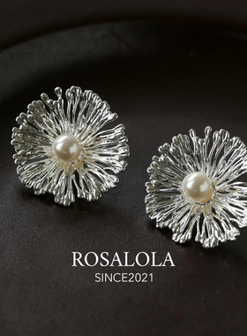 ROSALOLA 烟花绽放·复古新中式耳钉·LOLA系列 122236