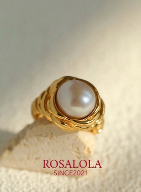 ROSALOLA 流动的韵律·法式浪漫复古戒指·LOLA系列 122202