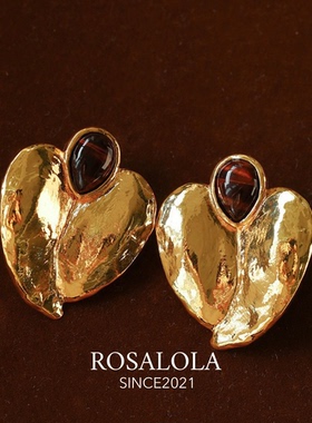 ROSALOLA 复古爱心·时尚复古耳钉·LOLA系列 122302