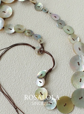ROSALOLA 海屿贝光·欧美ins风天然贝壳腰链·LOLA系列·063001