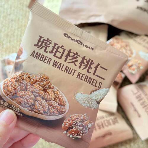 山姆超市代购新品chacheer洽洽琥珀核桃仁开袋即食坚果炒货小零食