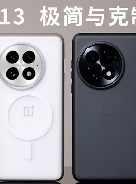 013磁吸手机壳MagSafe适用一加13原创开模磨砂防摔纯平背部弧度定制软边手感半透高端简约爆款