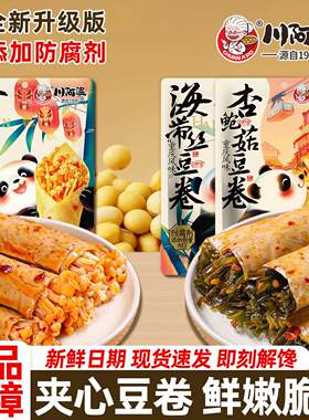 川阿婆金针菇豆卷夹心豆皮卷办公室解馋豆腐干小零食休闲小吃食品