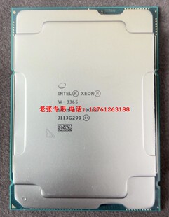 QS正显式 3365 版 38核76线W X12SPA 3375处理器CPU 3345至强W