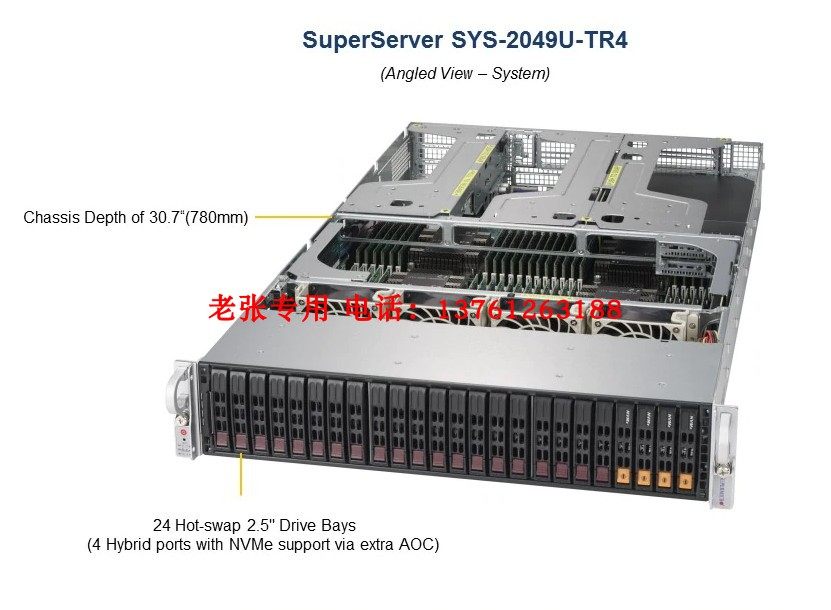 超微2049U-TR44路CPU运算