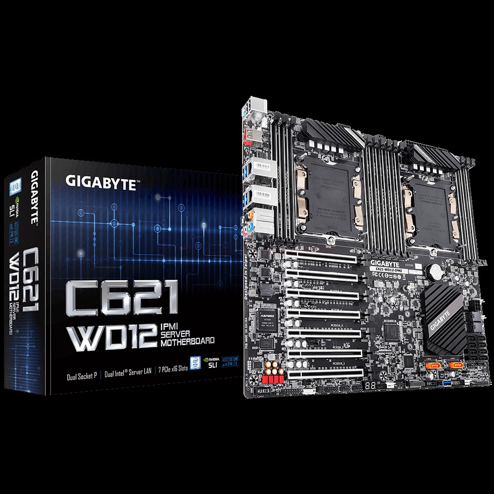 Gigabyte/技嘉C621-WD12-IPMI工作站主板永擎EP2C621D12 WS服务器-封面