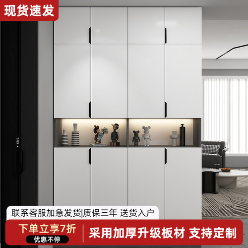 鞋柜家用门口玄关柜收纳一体靠墙