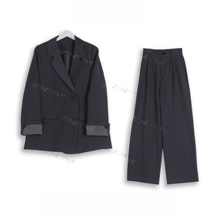 高奢大清仓】春秋款西装外套女两件套装轻奢韩剧女主穿搭25033