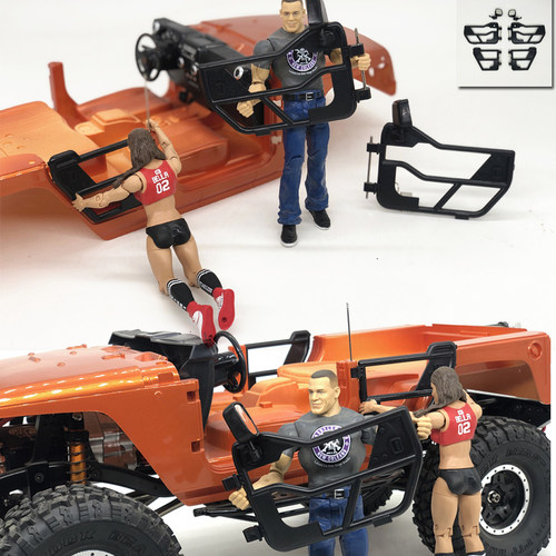diy个性化牧马人塑料钢管攀爬车