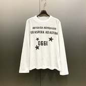 T8858 T恤女 小雨姐在这里 1990字母做旧印花创意长袖