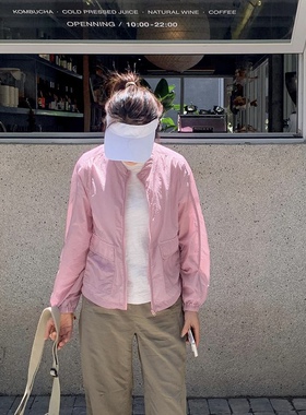户外登山薄款休闲半透明防晒衣外套女 W6873