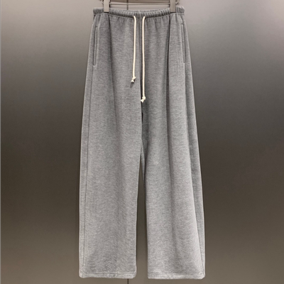 【小雨姐在这里】慵懒风经典纯色简约直筒休闲裤 K5287