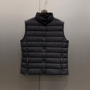 户外轻三防百搭立领排骨收腰羽绒马甲女 B2138