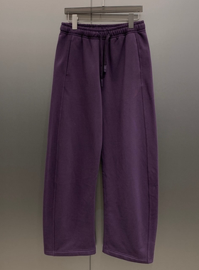 【小雨姐在这里】宽松显瘦显腿长弯刀结构抽绳休闲卫裤女 K5274