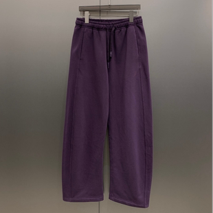 【小雨姐在这里】宽松显瘦显腿长弯刀结构抽绳休闲卫裤女 K5274