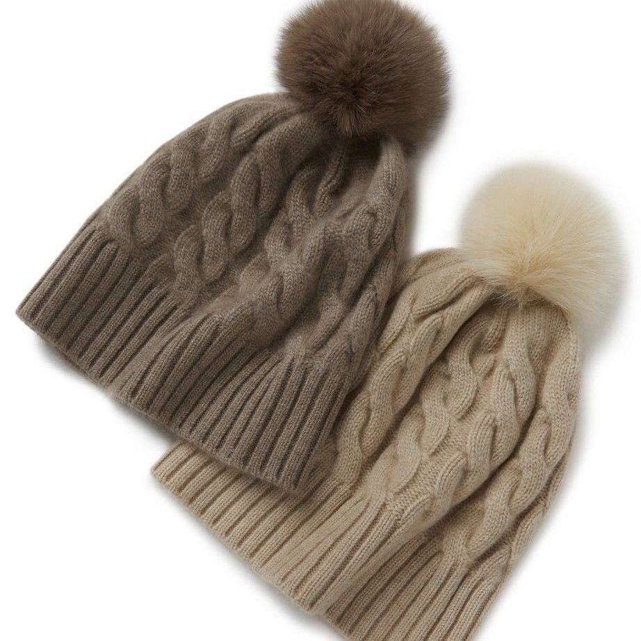 毛线帽外贸日系加厚针织可拆卸毛球帽手编保暖秋冬包芯纱护耳帽,服饰配件/皮带/帽子/围巾,帽子,淘宝优惠券,粉丝福利购,淘宝优惠卷